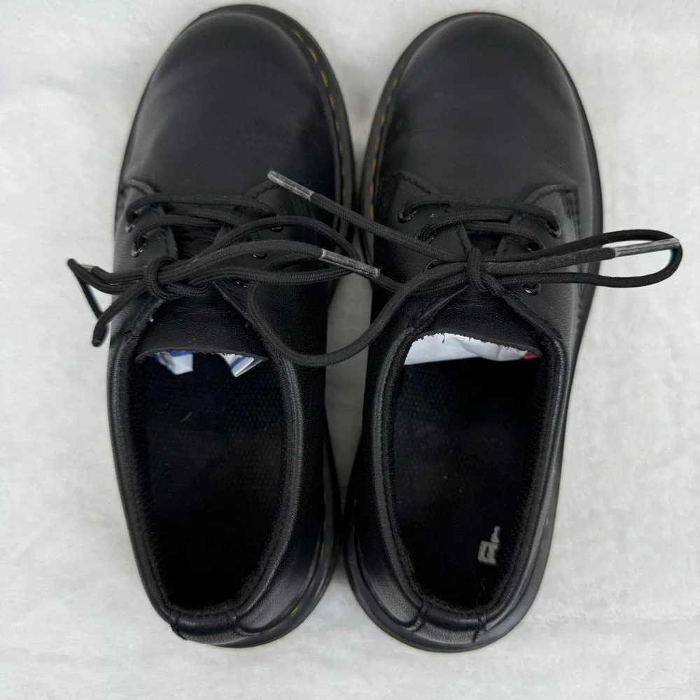 Dr. Martens 1461 Junior Black‎ Leather Lace Up Oxford Shoes Kids Classic Sz 2